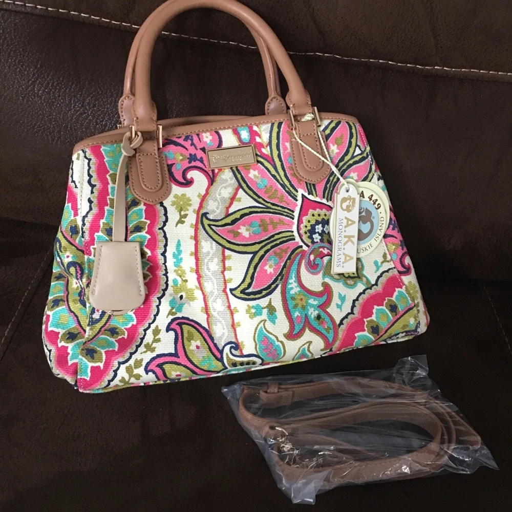 Spartina NEW!!!!! Salt Meadow Grace Satchel - Picture 6 of 11